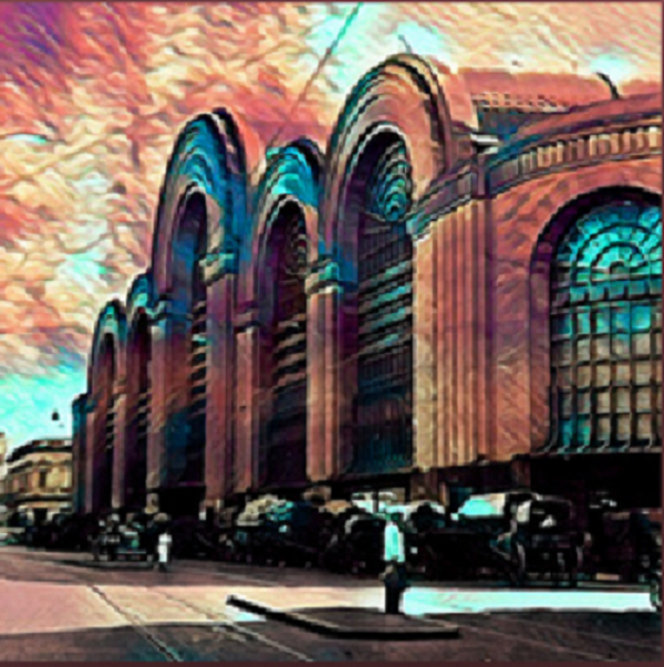 Ilustración del Mercado del Abasto